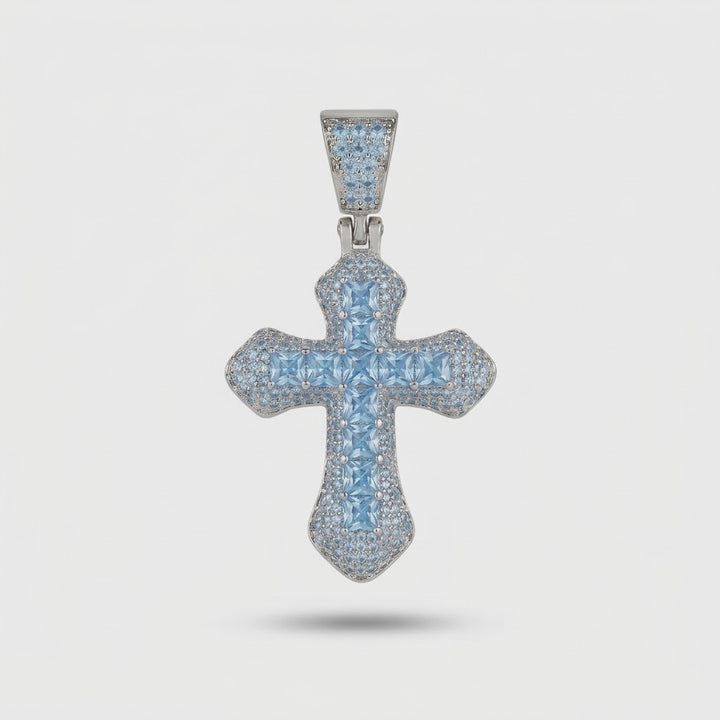 Blue Frost Cross Hanger