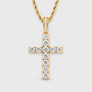 Celestial Cross pendant - Gold
