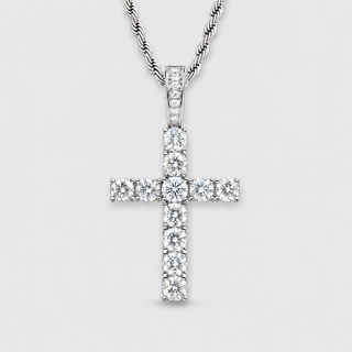Celestial cross pendant - Silver