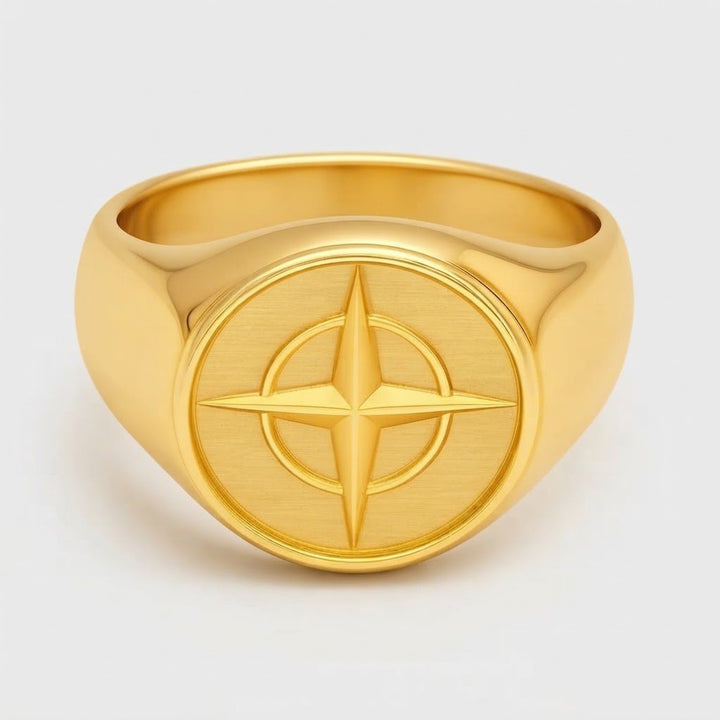 Compass ring - Goud