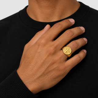 Compass ring - Goud