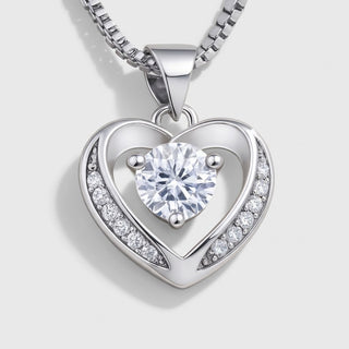 Crystal heart pendant