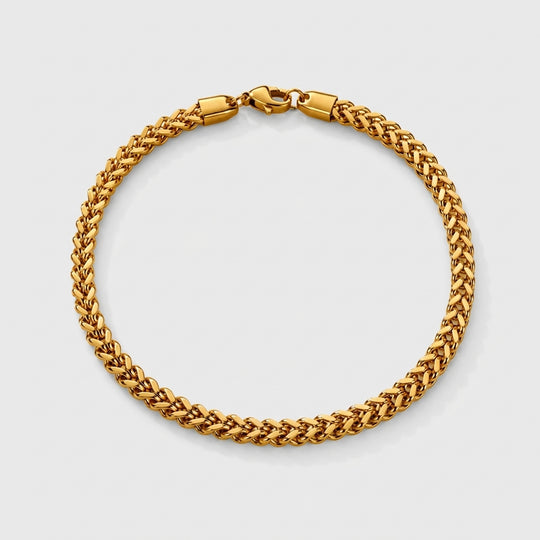 Franco Bracelet Gold - 3mm