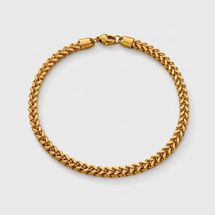 Franco Bracelet Goud - 3mm