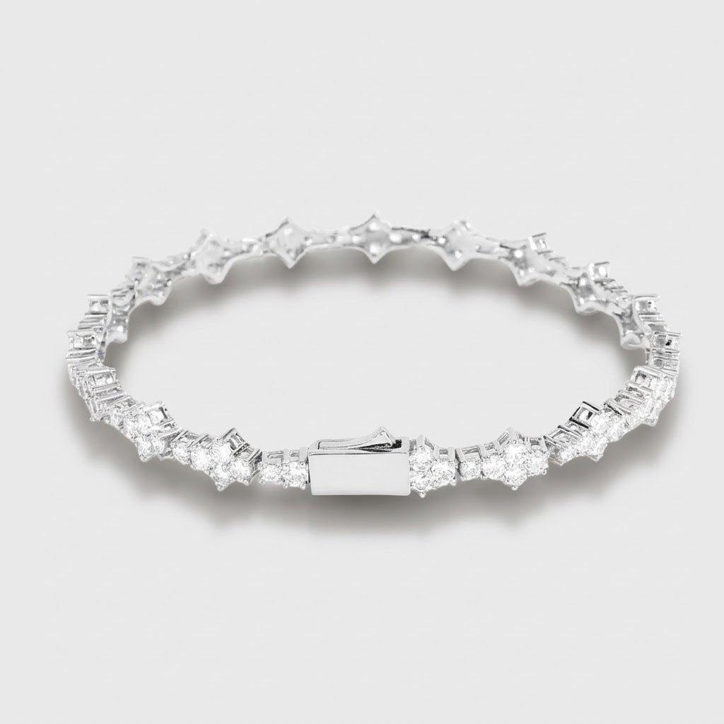 Honeycomb Bracelet Silver