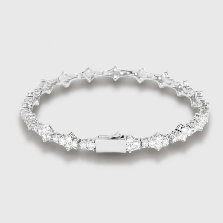 Honeycomb Bracelet Silver