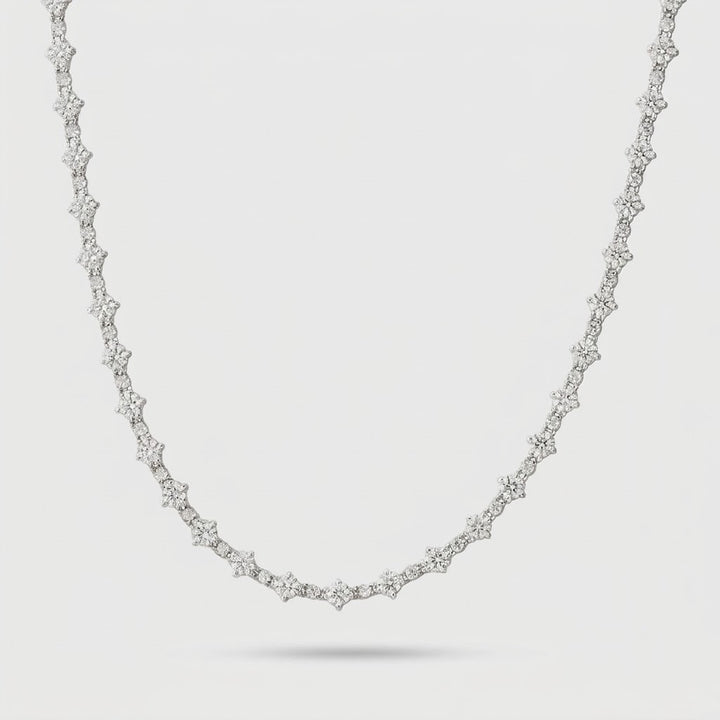 Honeycomb Ketting Zilver