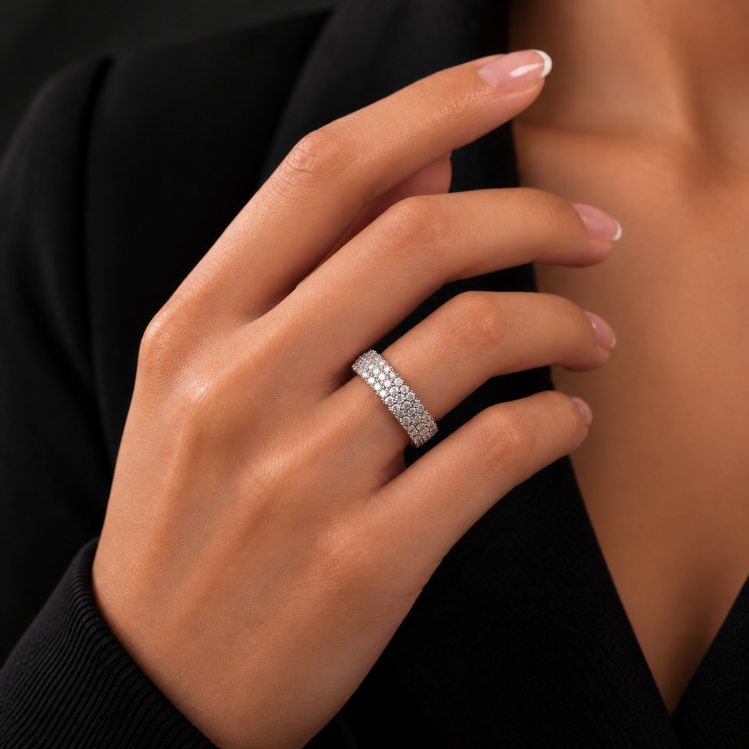 Ice Eternity Ring