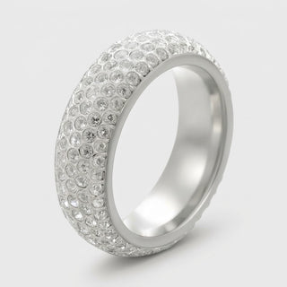 Luxe Pavé Ring - Zilver