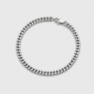 Miami Cuban bracelet - 4mm Silver