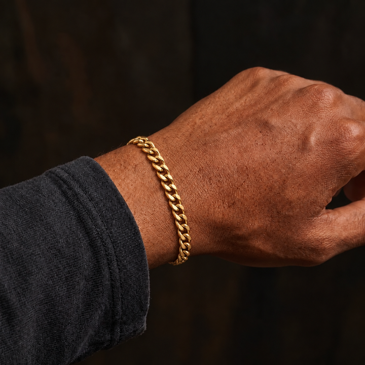 Miami Cuban Bracelet - 4mm Goud