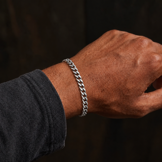 Miami Cuban bracelet - 4mm Silver