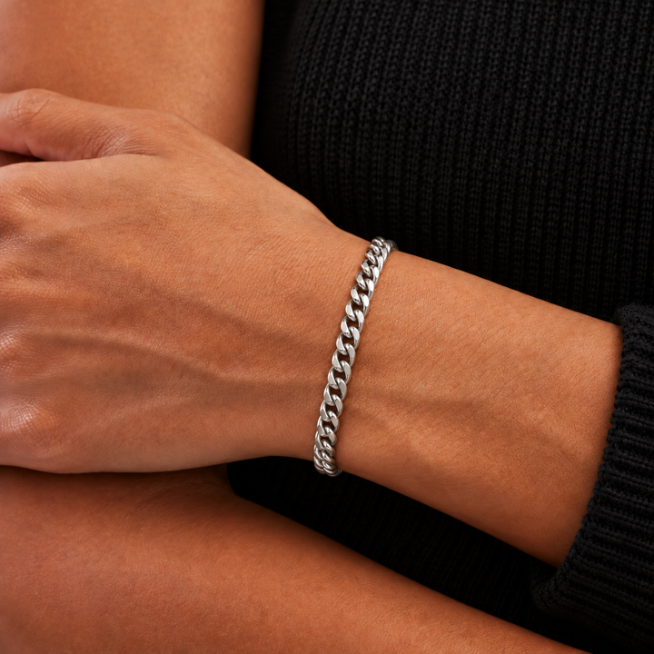 Miami Cuban bracelet - 4mm Silver