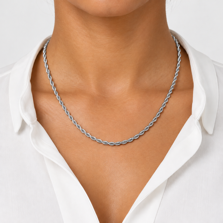 Rope Ketting - Witgoud 3 mm