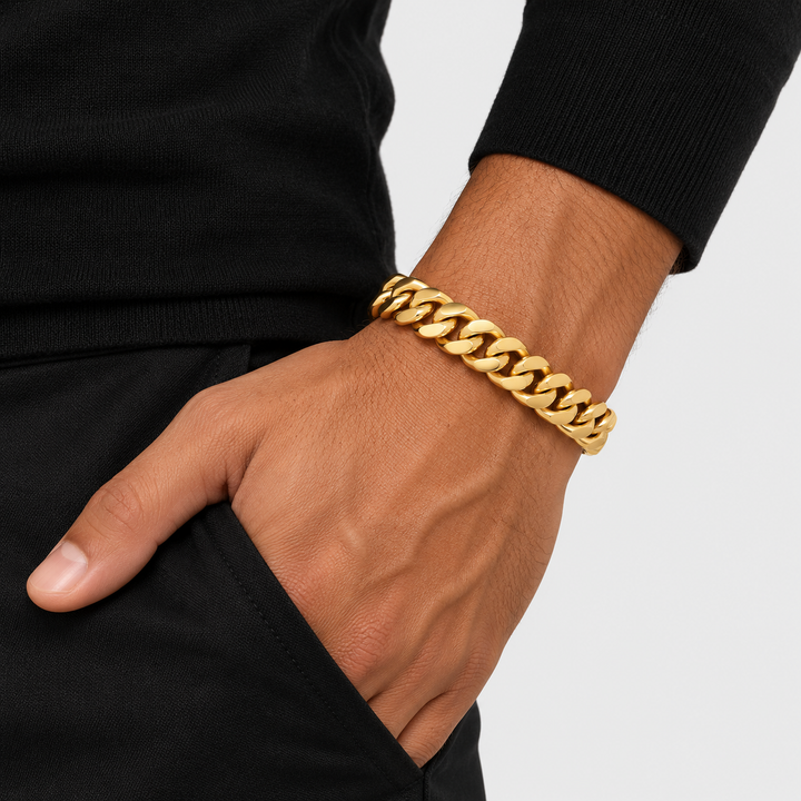 Royal Cuban Bracelet - Gold
