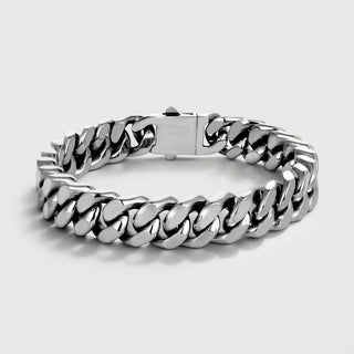 Royal Cuban Bracelet - Silver