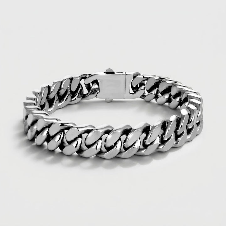 Royal Cuban Bracelet - Silver