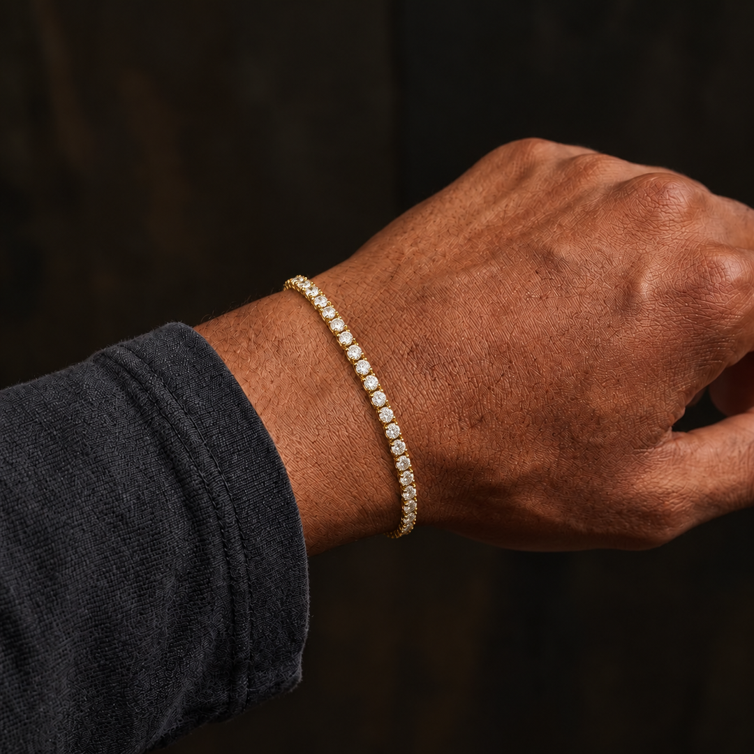 Tennis Armband - Goud 3mm