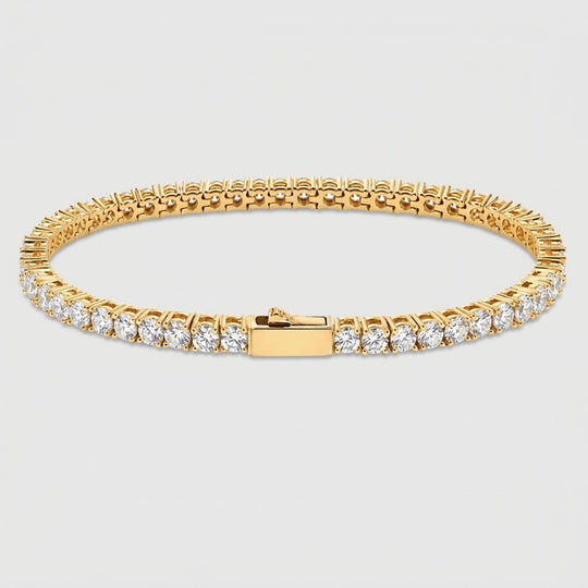 Tennis Bracelet - Gold 4mm