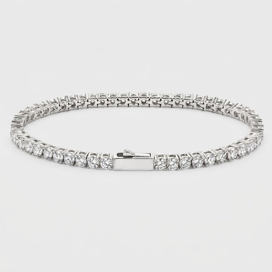 Tennis Armband - Witgoud 3mm