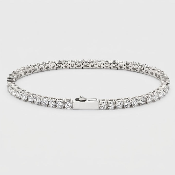 Tennis Bracelet - White Gold 3mm