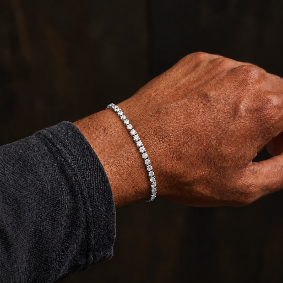 Tennis Bracelet - White Gold 3mm