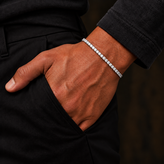Tennis Bracelet - White Gold 3mm
