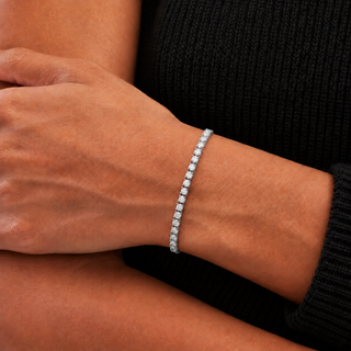 Tennis Bracelet - White Gold 3mm