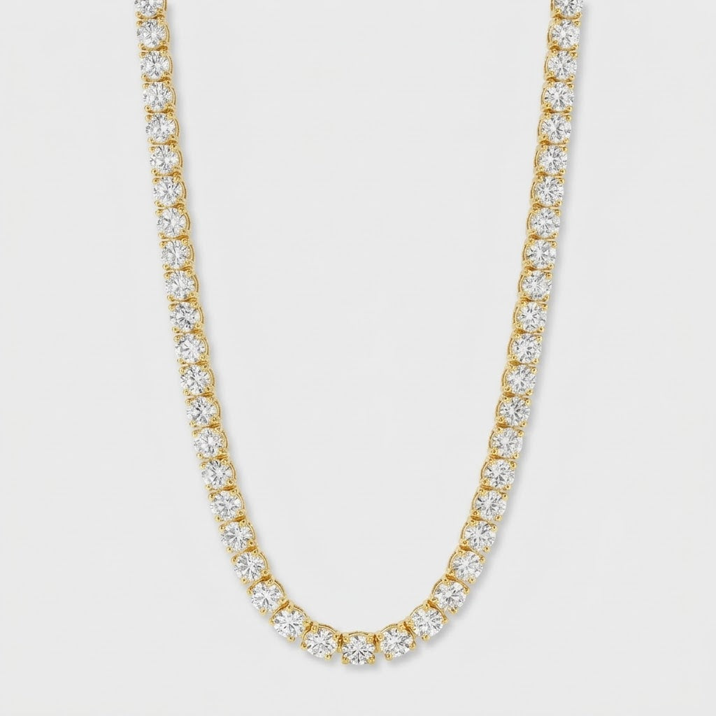 Tennis Chain - Gold 4mm