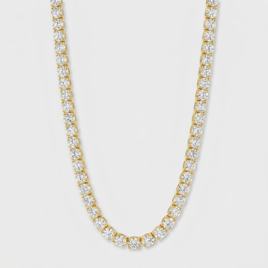 Tennis Ketting - Goud 4 mm