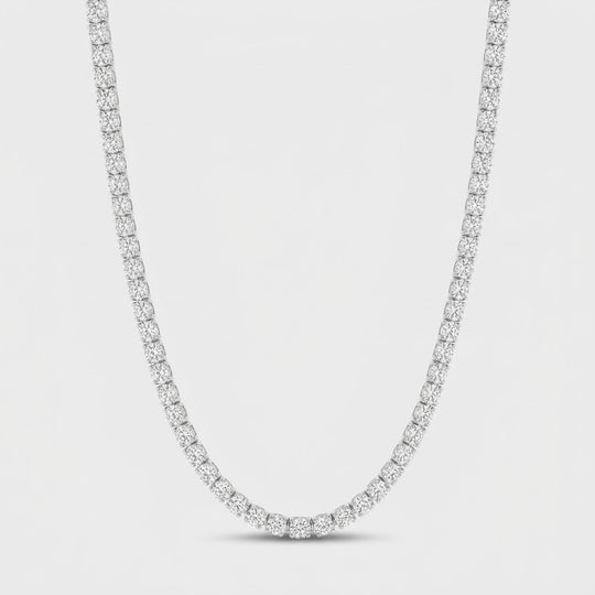 Tennis Chain - White Gold 3 mm