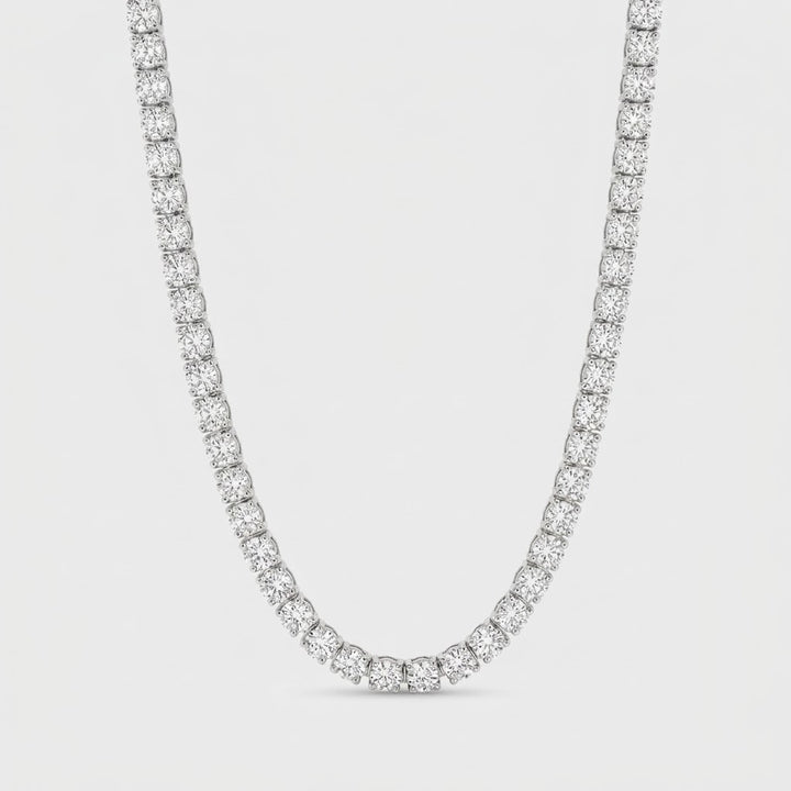 Tennis Chain - White Gold 4 mm