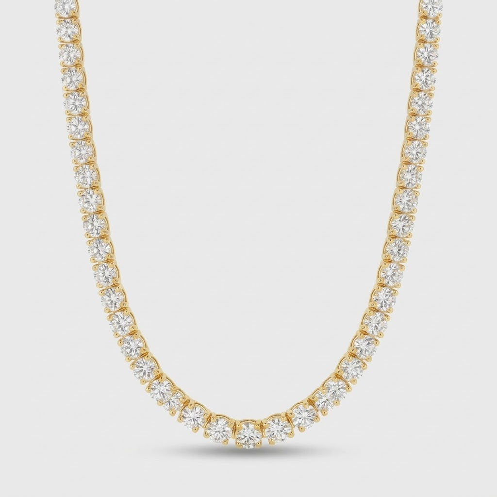 Tennis Ketting - Goud 5 mm