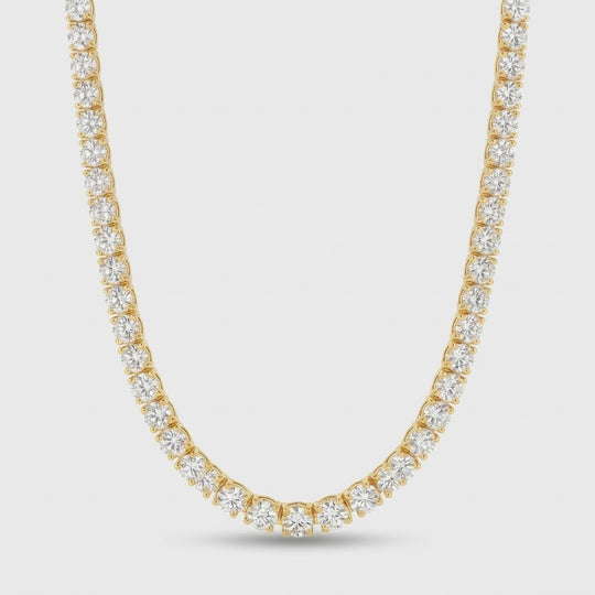 Tennis Ketting - Goud 5 mm