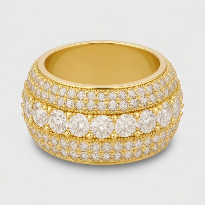 Ultimate Iced Out Ring - Gold