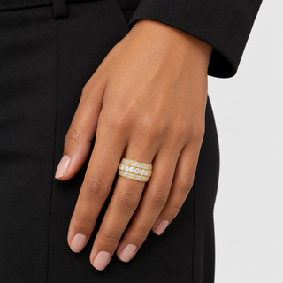 Ultimate Iced Out Ring - Gold