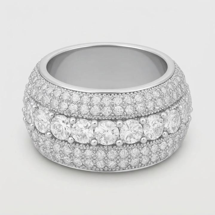Ultimate Iced Out Ring - Zilver