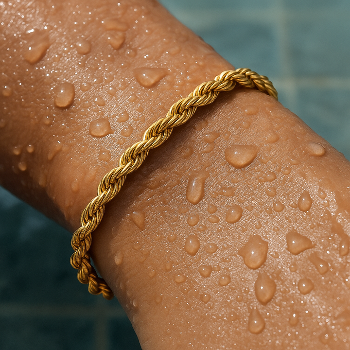 Rope Bracelet - Gold 3mm