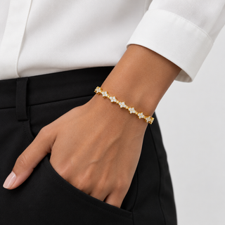 Honeycomb Bracelet Gold