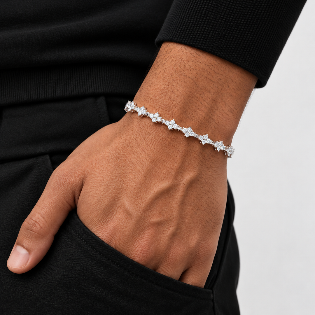 Honeycomb Bracelet Silver
