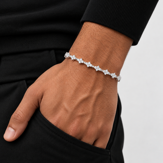 Honeycomb Bracelet Silver