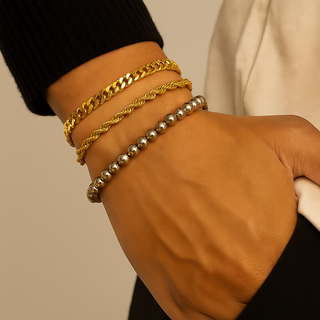 Rope Bracelet - Gold 3mm